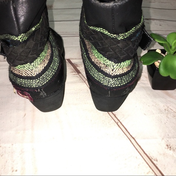 Rock & Candy Black Hollie Buckle Ankle Booties - Picture 6 of 8